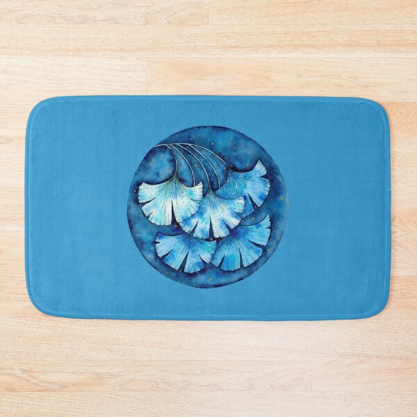 Item preview, blue ginkgo designed and sold by AmethysteCrea.