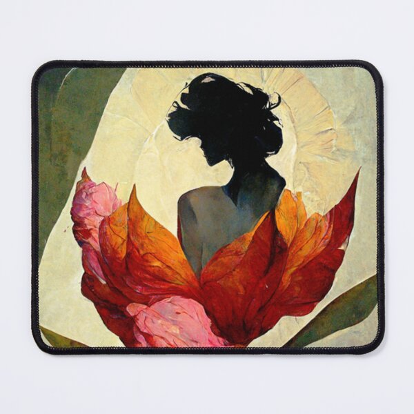 Item preview, Contemporary painting. Peony flower, sun, leaf, woman, love,gift designed and sold by AnnaMartaFoley.