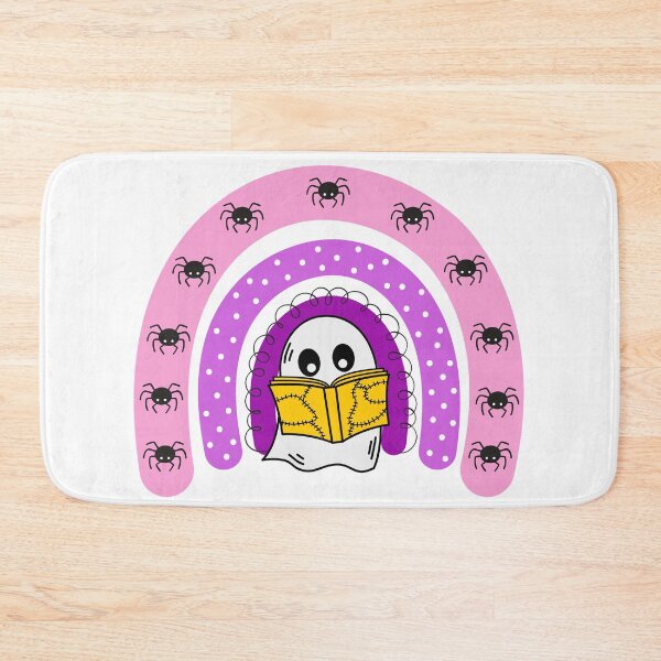 Item preview, cute ghost book reading teacher school funny halloween designed and sold by ApurwaArtShop.