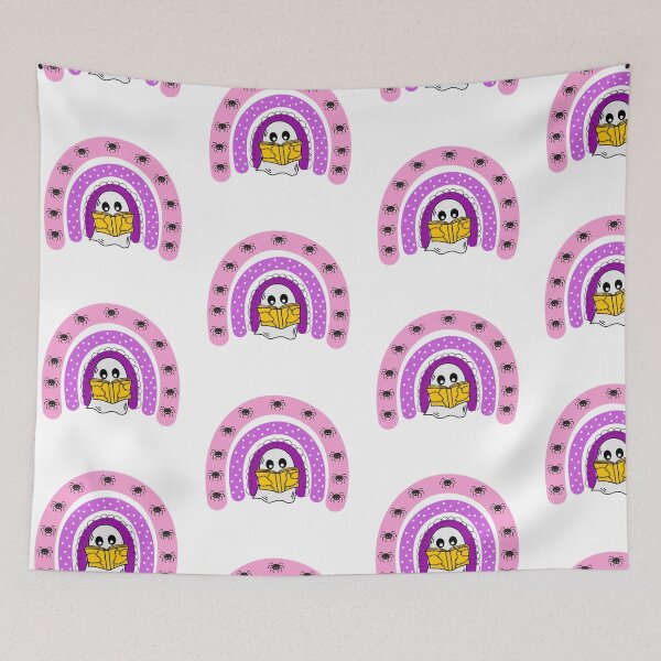 Item preview, cute ghost book reading teacher school funny halloween designed and sold by ApurwaArtShop.