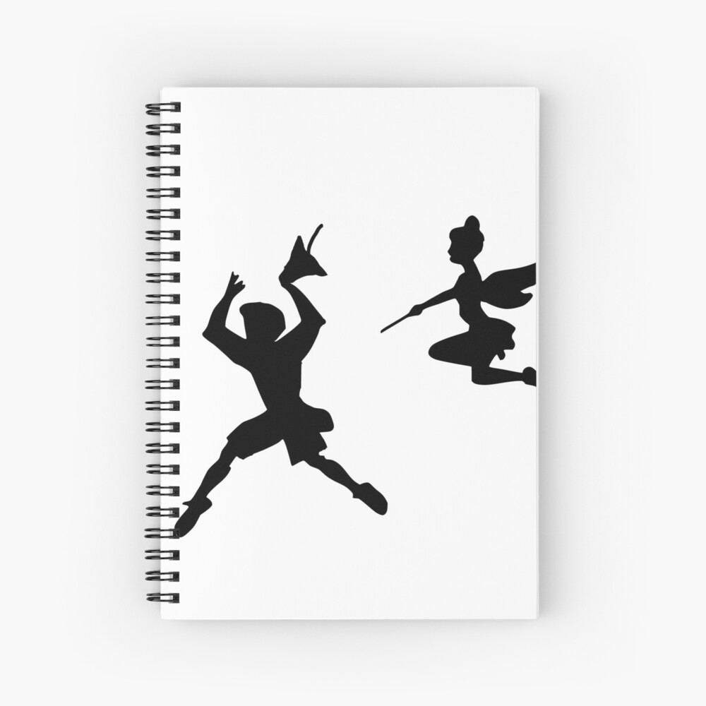 Window Wall Display Peter Pan & Gang Flying Silhouette Decal Vinyl