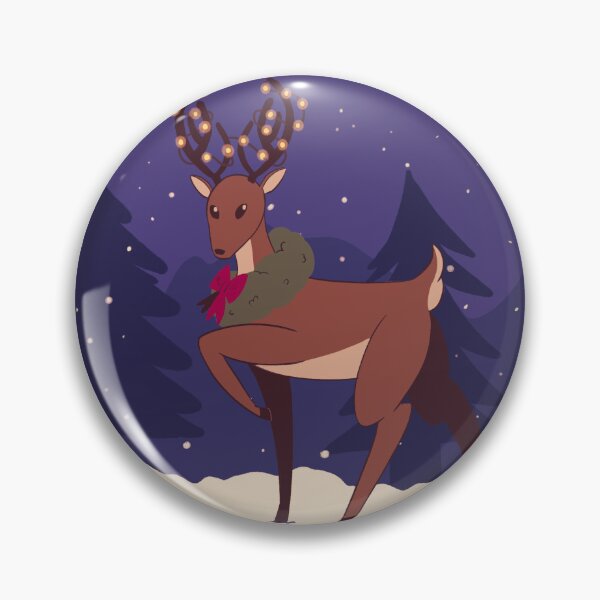 Item preview, Deer card designed and sold by Electric Rainbow Skull.