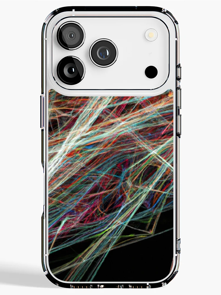 Thumbnail 1 of 5, iPhone Case, Abstract string pattern designed and sold by PupilCreative .