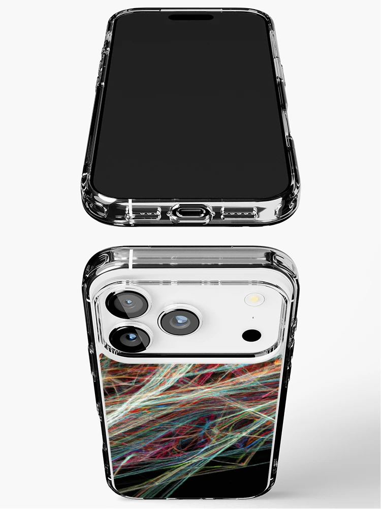 Thumbnail 3 of 5, iPhone Case, Abstract string pattern designed and sold by PupilCreative .