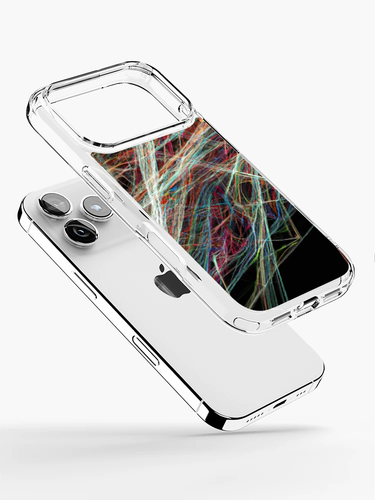 Thumbnail 2 of 5, iPhone Case, Abstract string pattern designed and sold by PupilCreative .