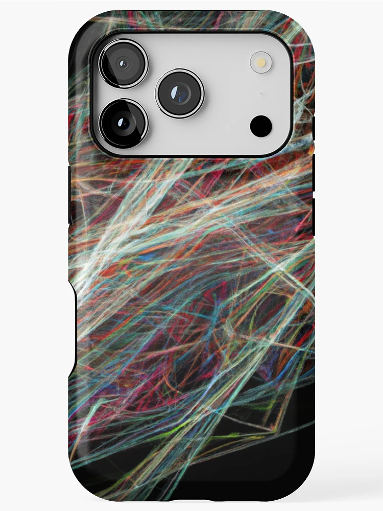 Thumbnail 1 of 4, iPhone Case, Abstract string pattern designed and sold by PupilCreative .