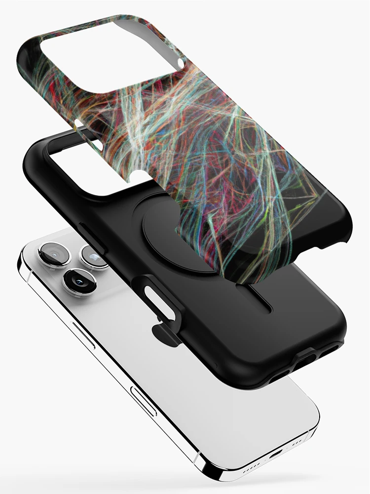 Thumbnail 2 of 4, iPhone Case, Abstract string pattern designed and sold by PupilCreative .