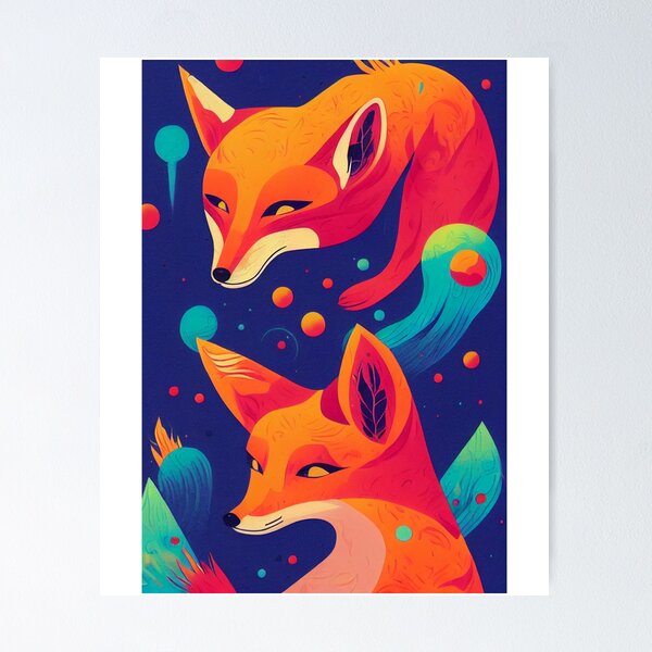 Item preview, couple fox designed and sold by keyd-studio.