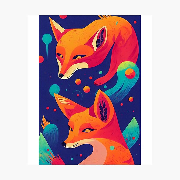Item preview, couple fox designed and sold by keyd-studio.