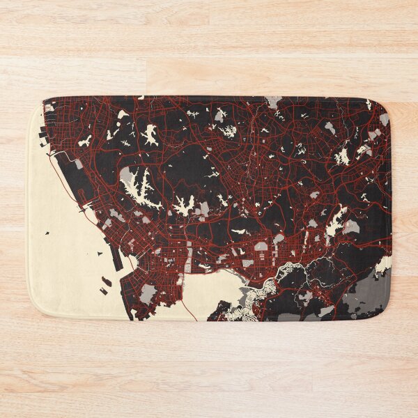 Item preview, Shenzhen City Map of China - Vector designed and sold by deMAP.