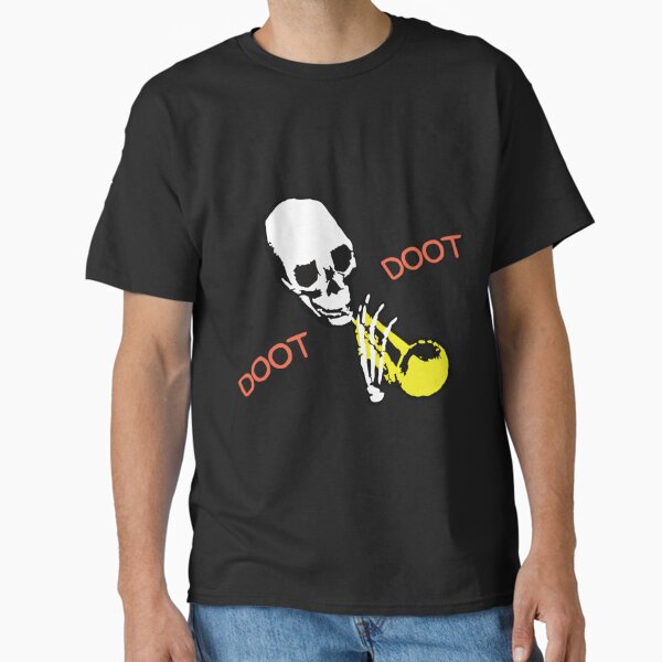 Item preview, Doot Doot Skeleton Meme Halloween designed and sold by palestep-father.