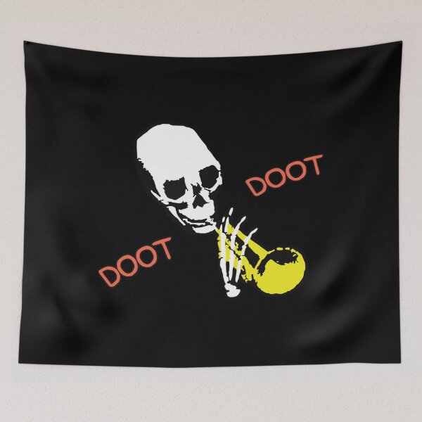 Item preview, Doot Doot Skeleton Meme Halloween designed and sold by palestep-father.