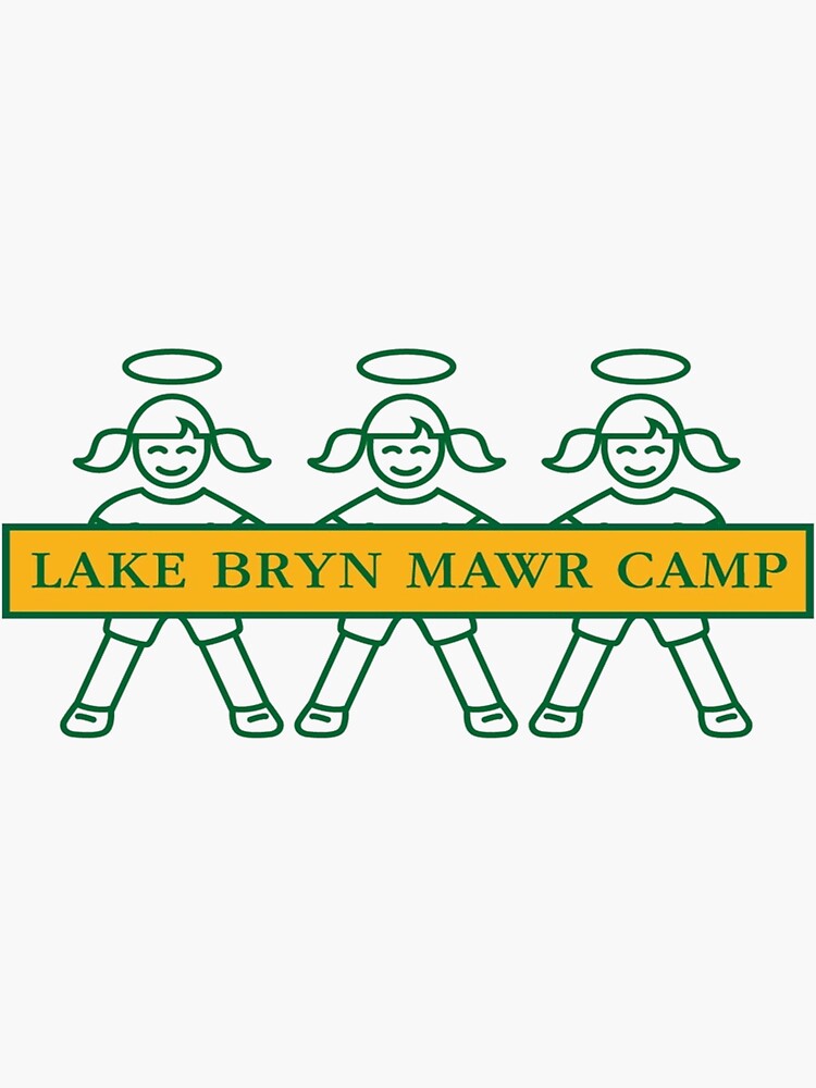 "Lake Bryn Mawr Camp" Sticker by artsywork Redbubble