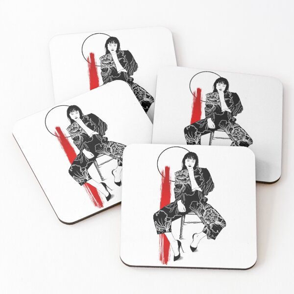 Item preview, Power Suit (monochromatic illustration on white with red accent) designed and sold by Anicatattoos.