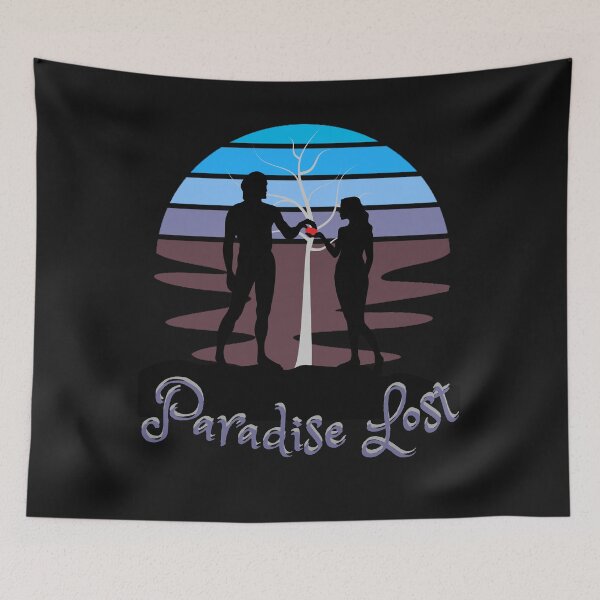 Item preview,  Paradise Lost shade of blue designed and sold by Tripp Art Studio.