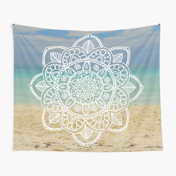 Beach Mandala Tapestry