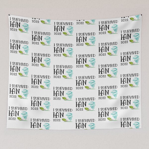 Item preview, I survived Ian hurricane 2022 designed and sold by ClariseDesigns.