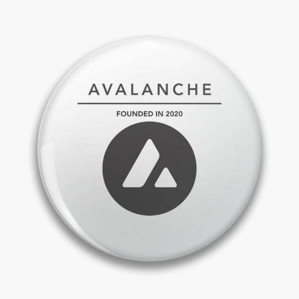 Item preview, Avalanche AVAX Crypto Altcoin - Modern Fashionable Clean Design designed and sold by CryptoMoods.