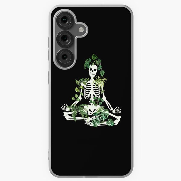 Item preview, Meditation Skeleton Plant Lover designed and sold by SophandJoJo.