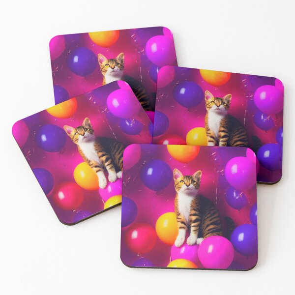 Item preview, Balloon Cat Minis designed and sold by MagicCatSociety.