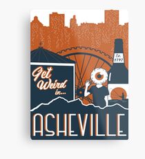 Asheville Metal Print