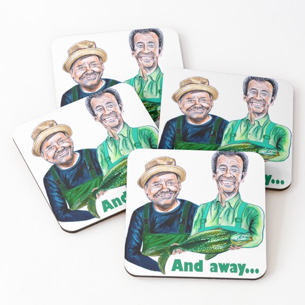 Item preview, Caricatures of Bob Mortimer and Paul Whitehouse - Gone Fishing designed and sold by smadge.
