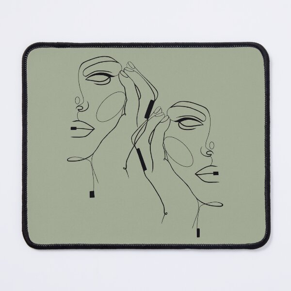 Item preview, Faces Line Art Matcha designed and sold by Valeria-Art.