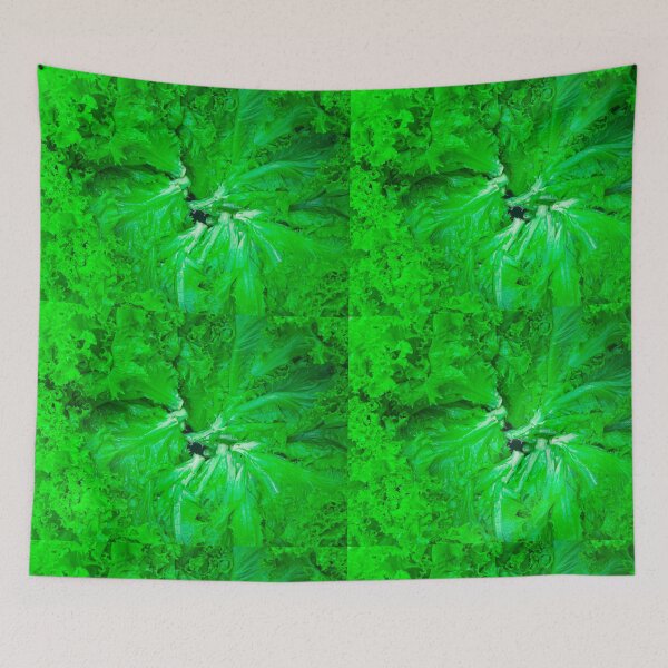 Item preview, Lettuce green salad leafs arranged in a circle designed and sold by kall3bu.