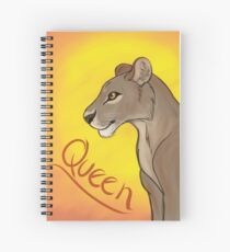 Lioness Queen Spiral Notebook