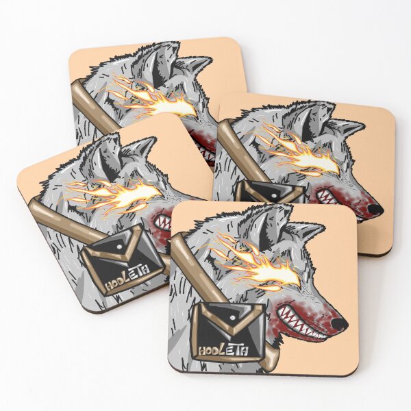 Item preview, Flaming Eyes Grey Wolf - Fire  designed and sold by Twaingrant.
