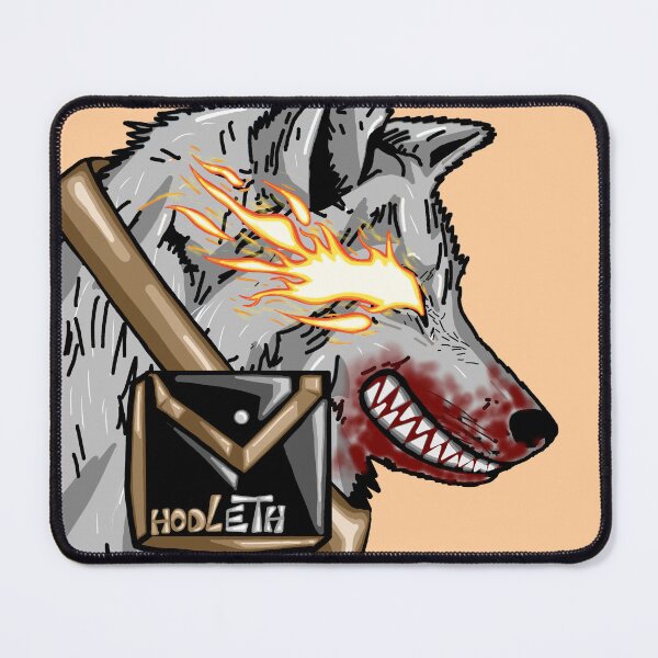 Item preview, Flaming Eyes Grey Wolf - Fire designed and sold by Twaingrant.