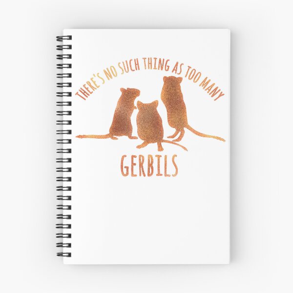 Item preview, There's no such thing as too many gerbils  designed and sold by Becky-Marie.