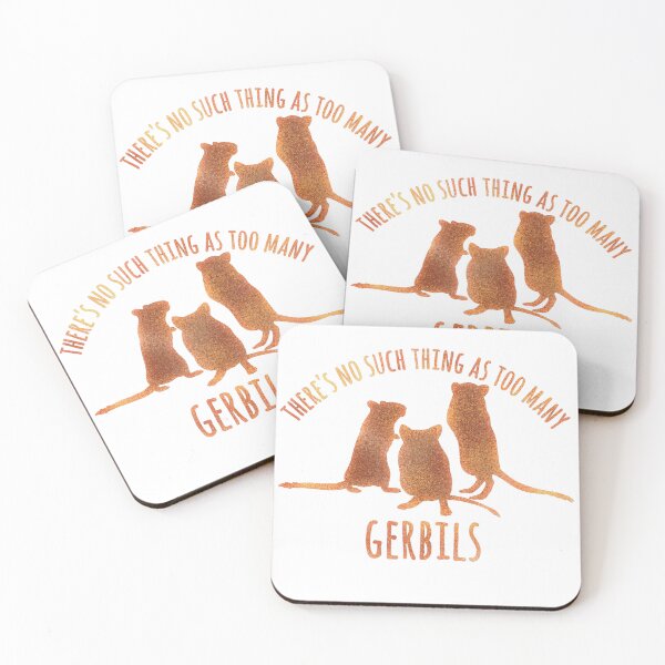 Item preview, There's no such thing as too many gerbils  designed and sold by Becky-Marie.