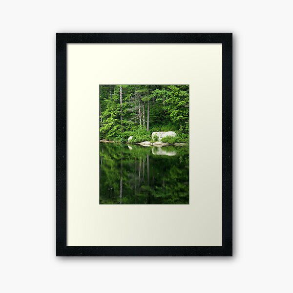 The Water Mirror Framed Art Print