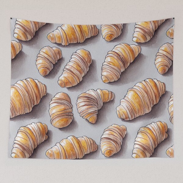Item preview, Croissants Pattern designed and sold by recollectionsv.