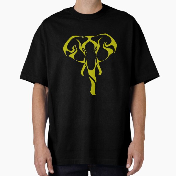 Elephant (Yellow) Oversized T-Shirt