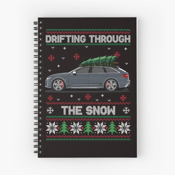 Item preview, Funny Christmas Ugly Sweater - Drifting through the snow - RS6 Car designed and sold by AutoDesignWerks.