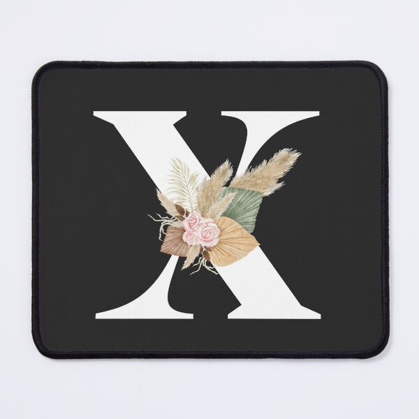 Item preview, letter x floral designed and sold by LU NA.