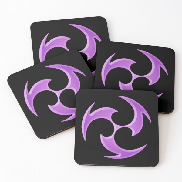 Item preview, Genshin Impact Symbol Element Electro Lightning - Inazuma - 3D Vibrant Colours designed and sold by Fregoulix.
