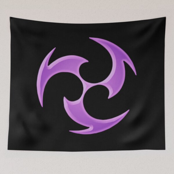 Item preview, Genshin Impact Symbol Element Electro Lightning - Inazuma - 3D Vibrant Colours designed and sold by Fregoulix.