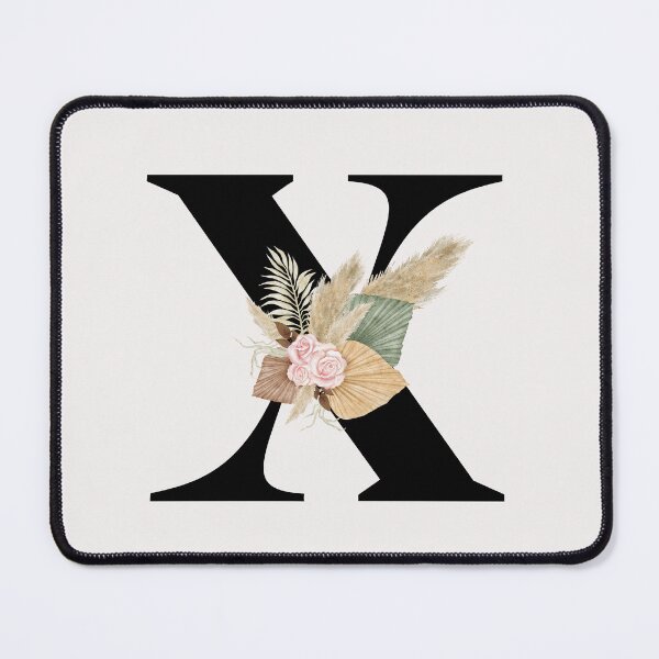 Item preview, letter x floral designed and sold by LU NA.