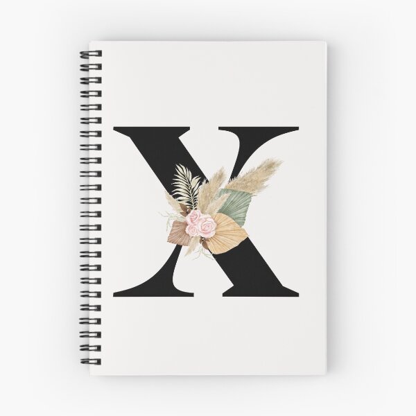 Item preview, letter x floral designed and sold by LU NA.