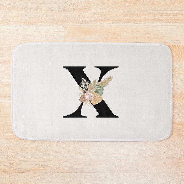 Item preview, letter x floral designed and sold by LU NA.