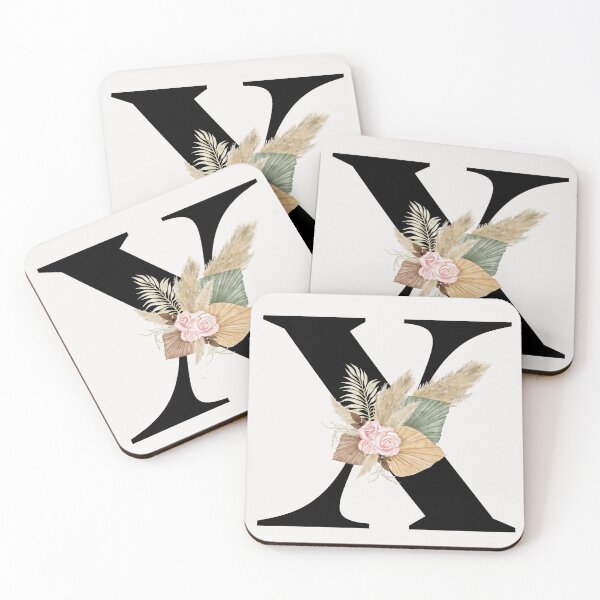 Item preview, letter x floral designed and sold by LU NA.