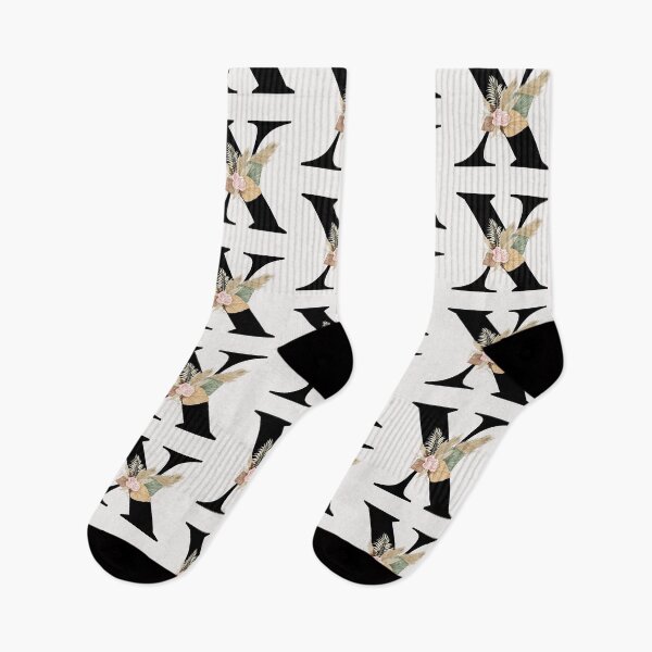 Item preview, letter x floral designed and sold by LU NA.