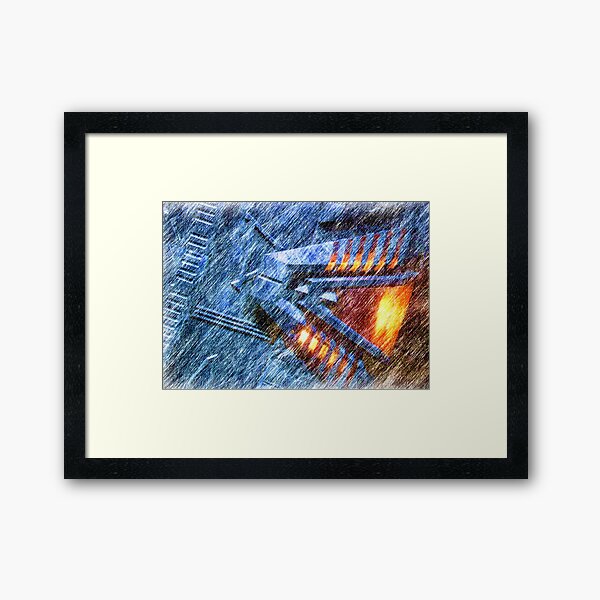 Chevron Framed Art Print