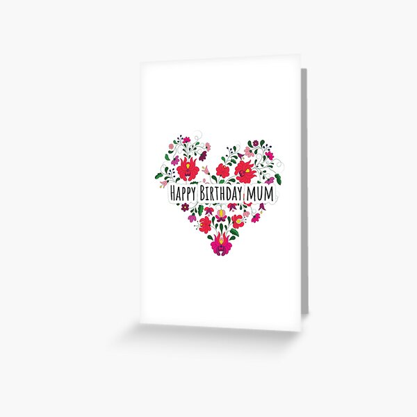 Item preview, happy birthday mum designed and sold by Molnarisa.