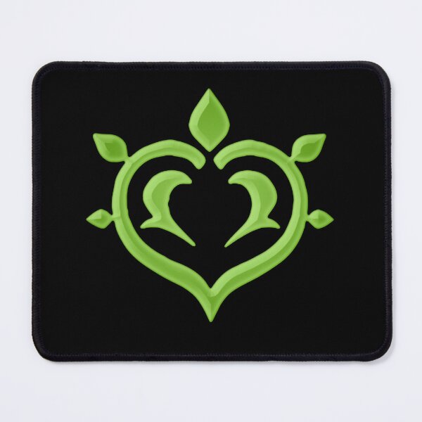 Item preview, Genshin Impact Symbol Element Dendro Nature – Sumeru - 3D Vibrant Colours designed and sold by Fregoulix.