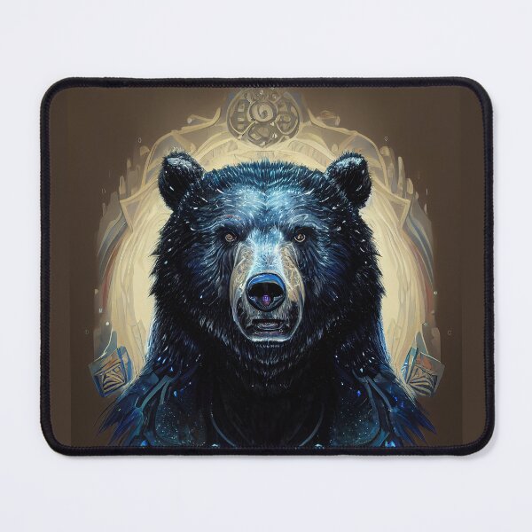 Item preview, Grizzly bear with blue fur designed and sold by Maxello.