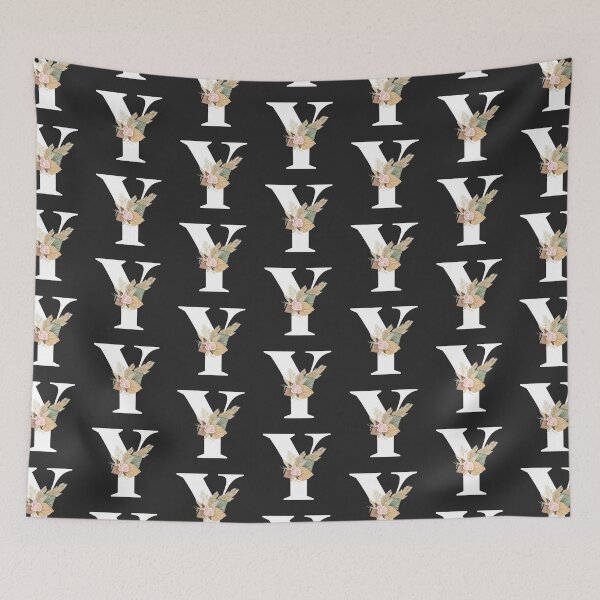 Item preview, letter y floral designed and sold by LU NA.